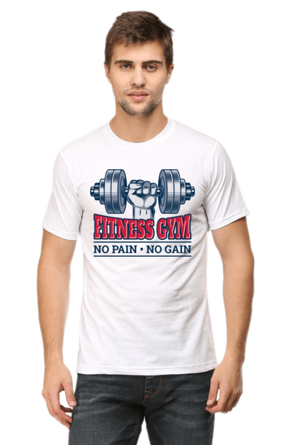 Gym lover half sleeve T-shirt