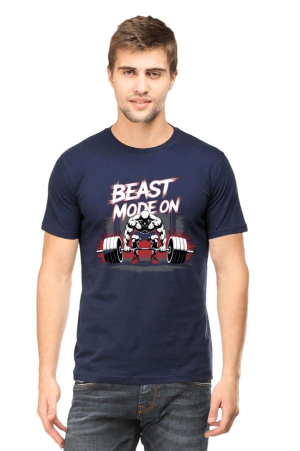 Beast Mode On Round neck half sleeve T-Shirt