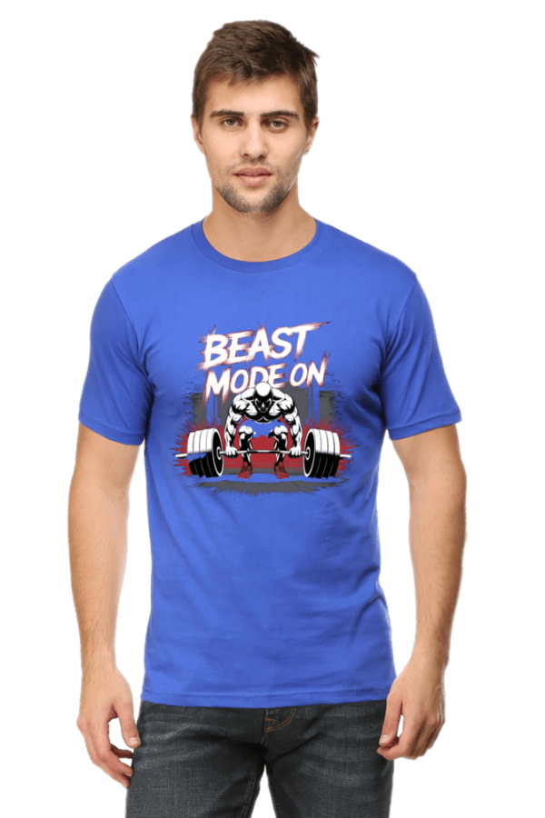 Beast Mode On Round neck half sleeve T-Shirt